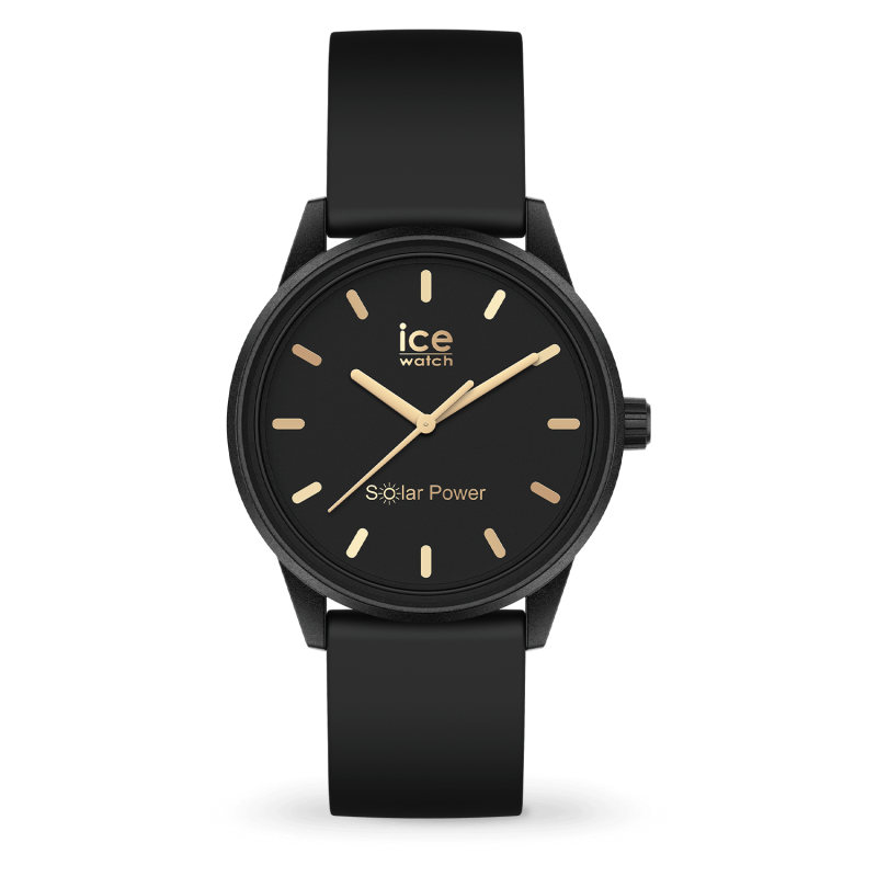 Ice-Watch - ICE Solar Power - Black Gold - Small - 020302