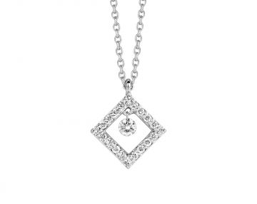 Juwelier Vanquaethem Ketting - Goud 18 Karaat - Briljant