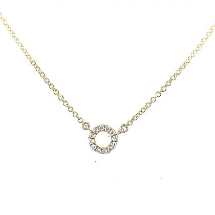 Juwelier Vanquaethem Ketting - Goud 18 karaat - Briljant