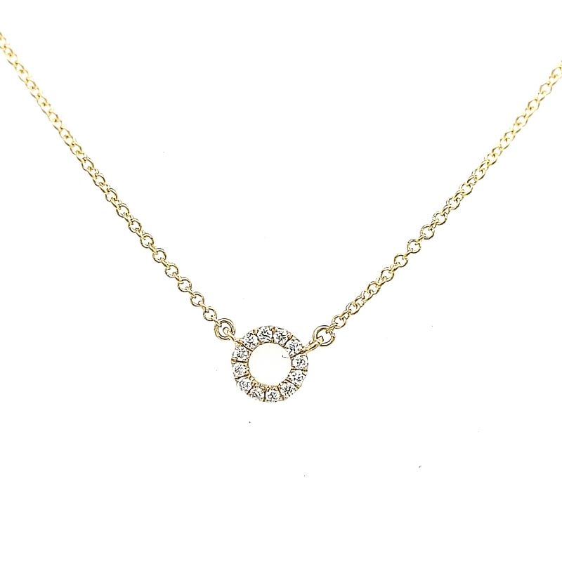 Juwelier Vanquaethem Ketting - Goud 18 karaat - Briljant