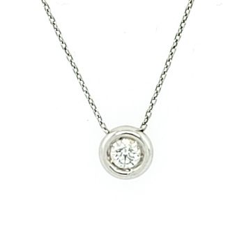 Juwelier Vanquaethem Ketting - Goud 18 karaat - Briljant