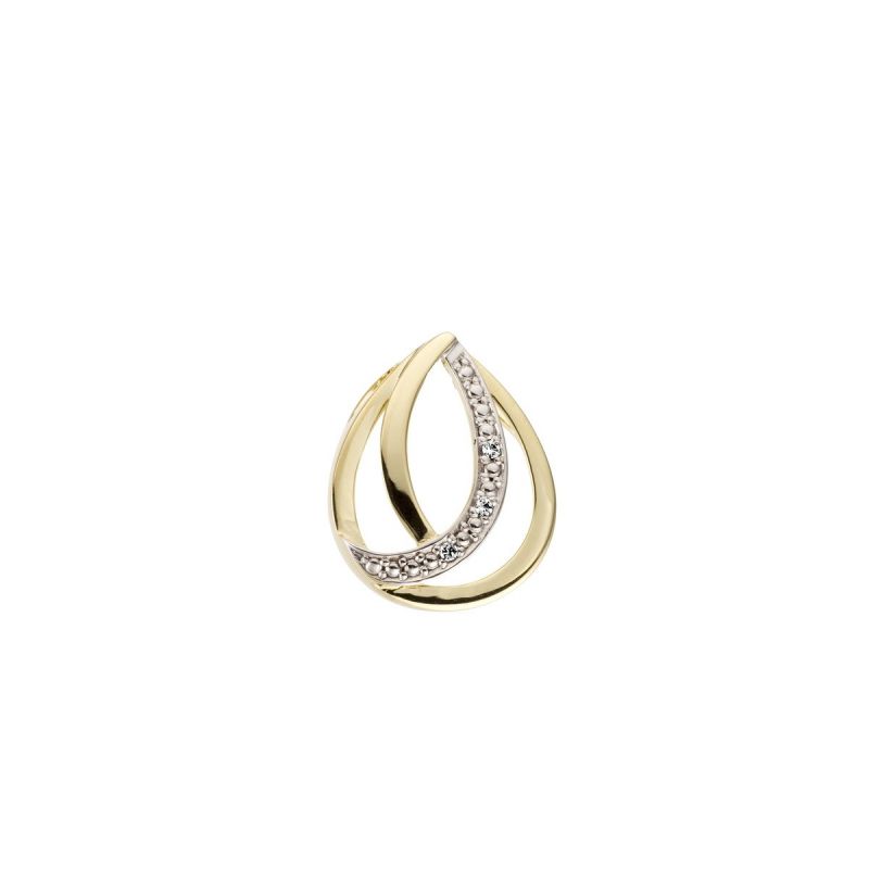 Juwelier Vanquaethem Hanger - Goud 18 karaat - Briljant