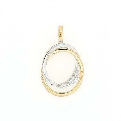 Juwelier Vanquaethem Hanger - Goud 18 karaat - Briljant