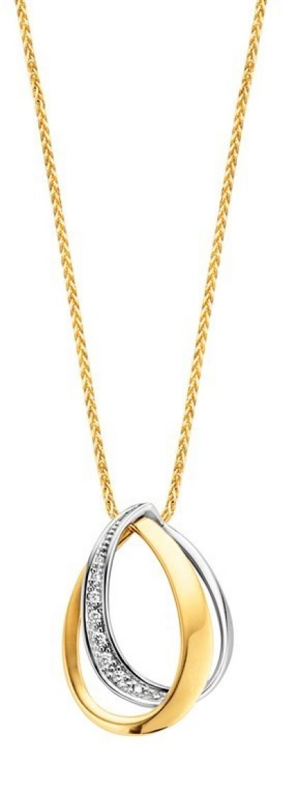 Juwelier Vanquaethem Hanger - Goud 18 karaat - Briljant