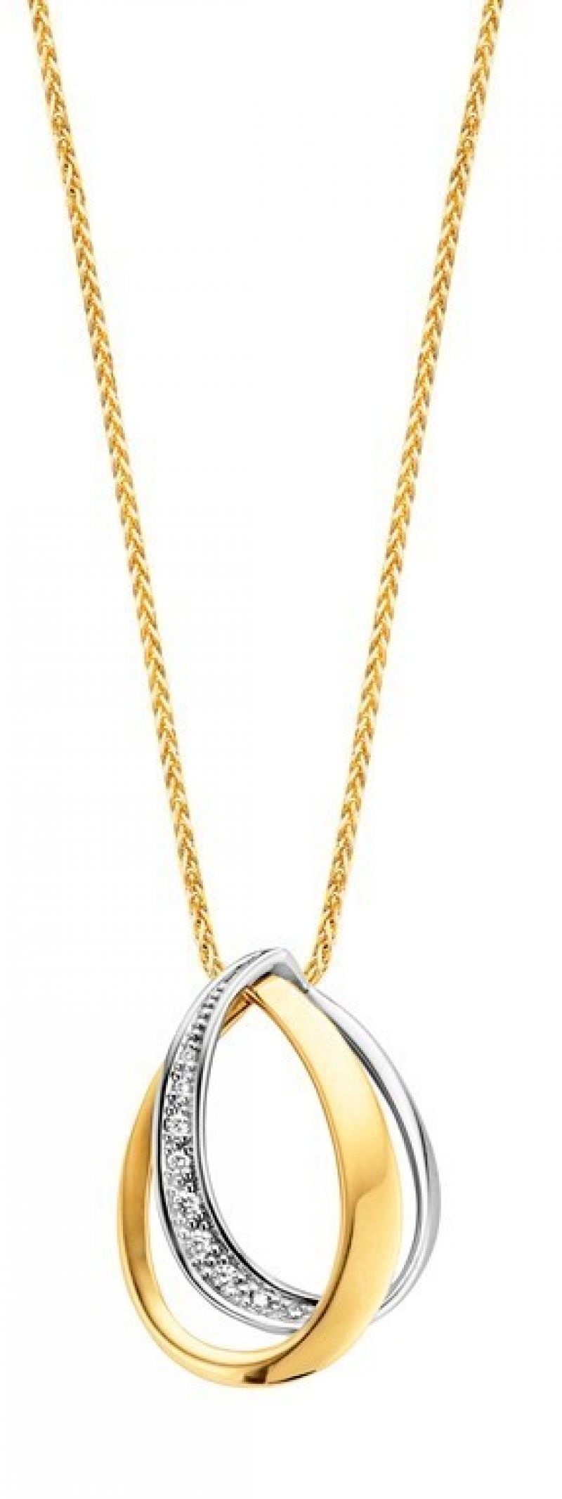 Juwelier Vanquaethem Hanger - Goud 18 karaat - Briljant