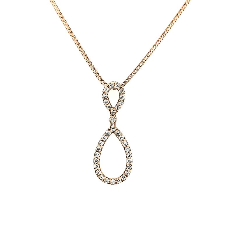 Juwelier Vanquaethem Hanger - Goud 18 karaat - Briljant