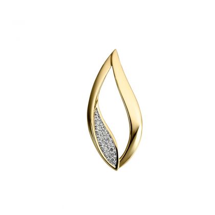 Juwelier Vanquaethem Hanger - Goud 18 karaat - Briljant