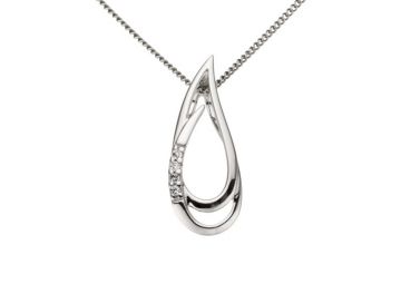 Juwelier Vanquaethem Hanger - Goud 18 karaat - Briljant