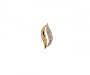 Juwelier Vanquaethem Hanger - Goud 18 karaat - Briljant