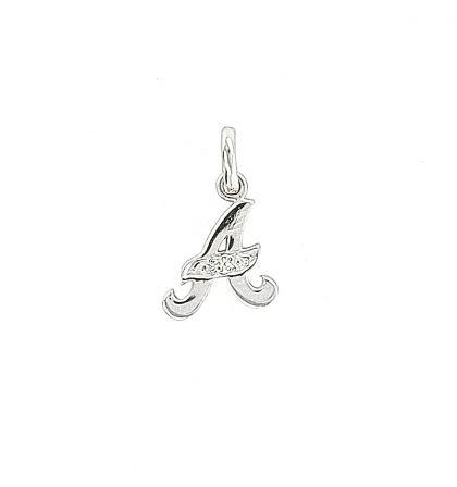 Juwelier Vanquaethem Hanger - Goud 18 karaat - Briljant - Letter