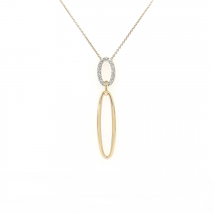 Juwelier Vanquaethem Hanger - Goud 18 karaat - Briljant