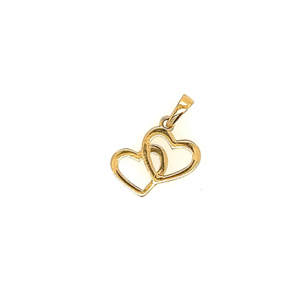 Juwelier Vanquaethem Hanger - Goud 18 karaat - Hartje