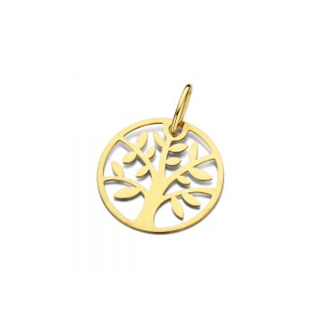 Juwelier Vanquaethem Hanger - Goud 18 karaat - Levensboom