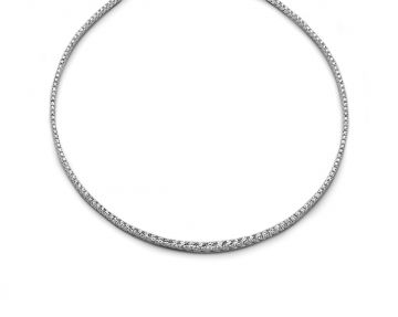 Juwelier Vanquaethem Ketting - Goud 18 karaat - Briljant