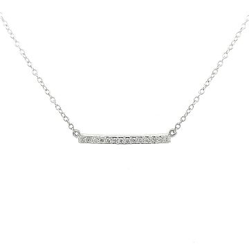 Juwelier Vanquaethem Ketting - Goud 18 karaat - briljant