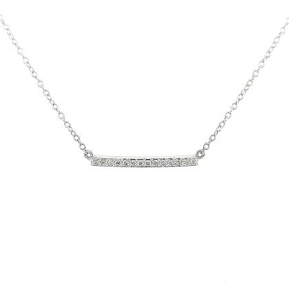 Juwelier Vanquaethem Ketting - Goud 18 karaat - briljant