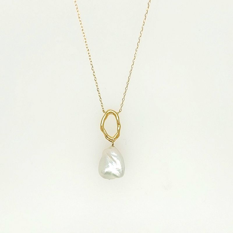 Juwelier Vanquaethem Ketting - Goud 18 karaat - Parel