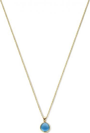 Juwelier Vanquaethem Ketting - Goud 18 karaat - Topaas