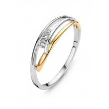 Juwelier Vanquaethem Ring - Goud 18 karaat - Briljant