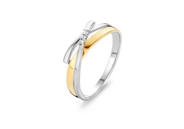 Juwelier Vanquaethem Ring - Goud 18 karaat - Briljant