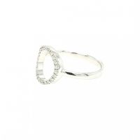 Juwelier Vanquaethem Ring - Goud 18 karaat - Briljant