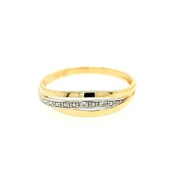 Juwelier Vanquaethem Ring - Goud 18 karaat - Briljant