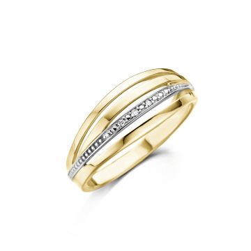 Juwelier Vanquaethem Ring - Goud 18 karaat - Briljant