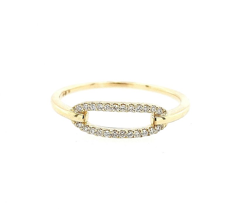 Juwelier Vanquaethem Ring - Goud 18 karaat - Briljant