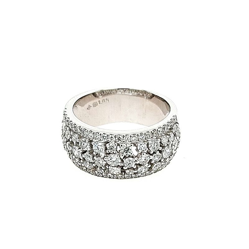 Juwelier Vanquaethem Ring - Goud 18 karaat - Briljant