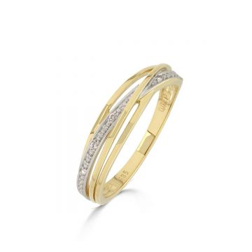 Juwelier Vanquaethem Ring - Goud 18 karaat - Briljant