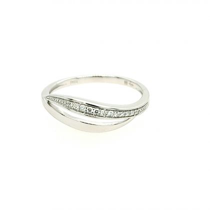 Juwelier Vanquaethem Ring - Goud 18 karaat - Briljant