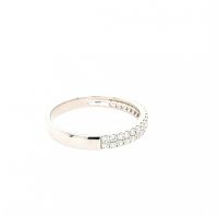 Juwelier Vanquaethem Trouwring - Goud 18 karaat - Briljant