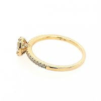 Juwelier Vanquaethem Verlovingsring - Goud 18 karaat - Briljant