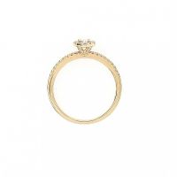 Juwelier Vanquaethem Verlovingsring - Goud 18 karaat - Briljant